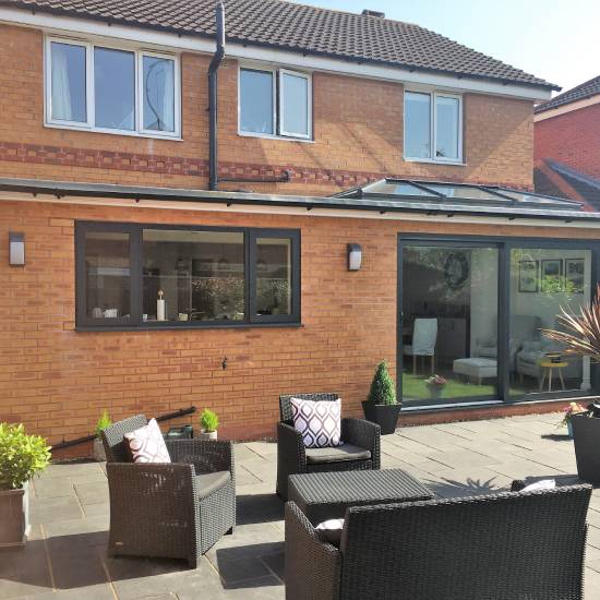 Single storey house extension in Sheffield